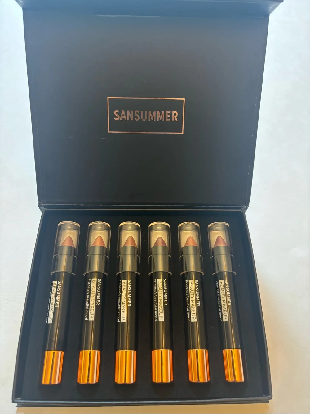 Women Makeup Lipstick Set - Nude to Rose Shades